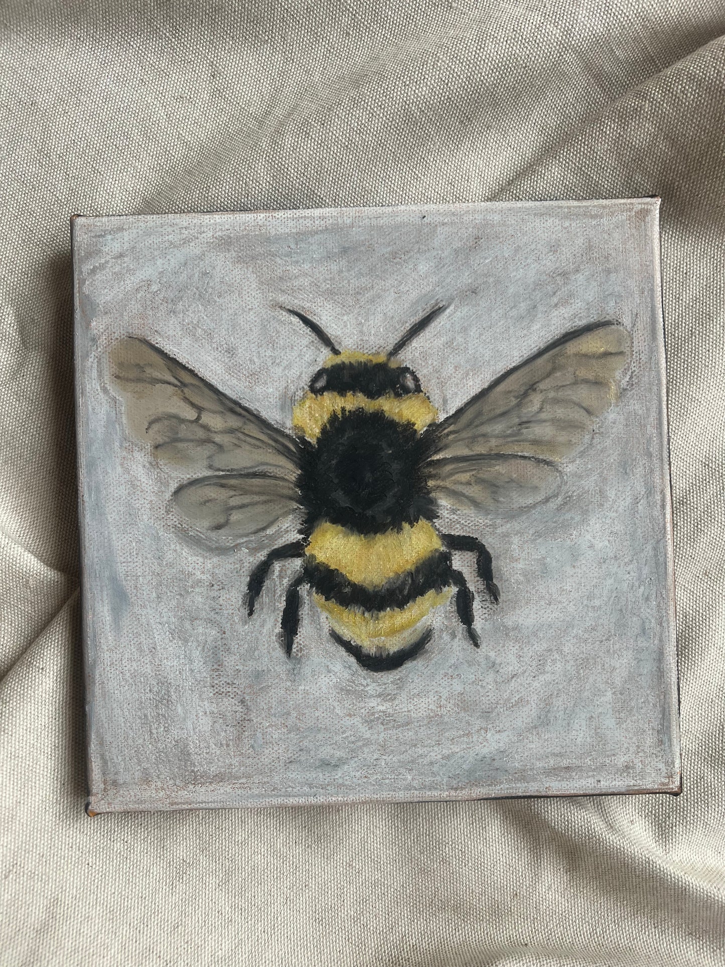 Oil Pastel Bee