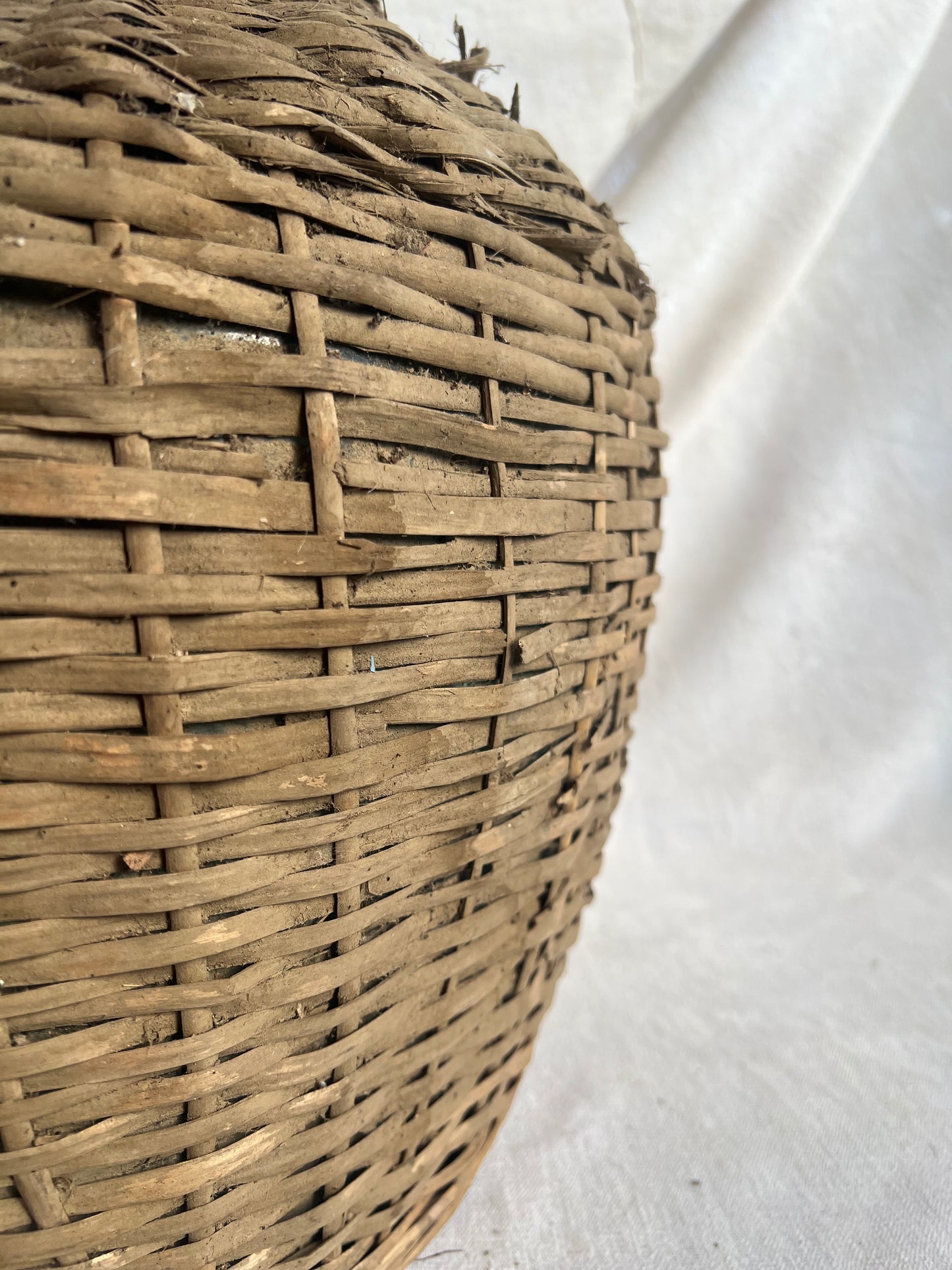 Spanish Wicker Demijohn Bottle