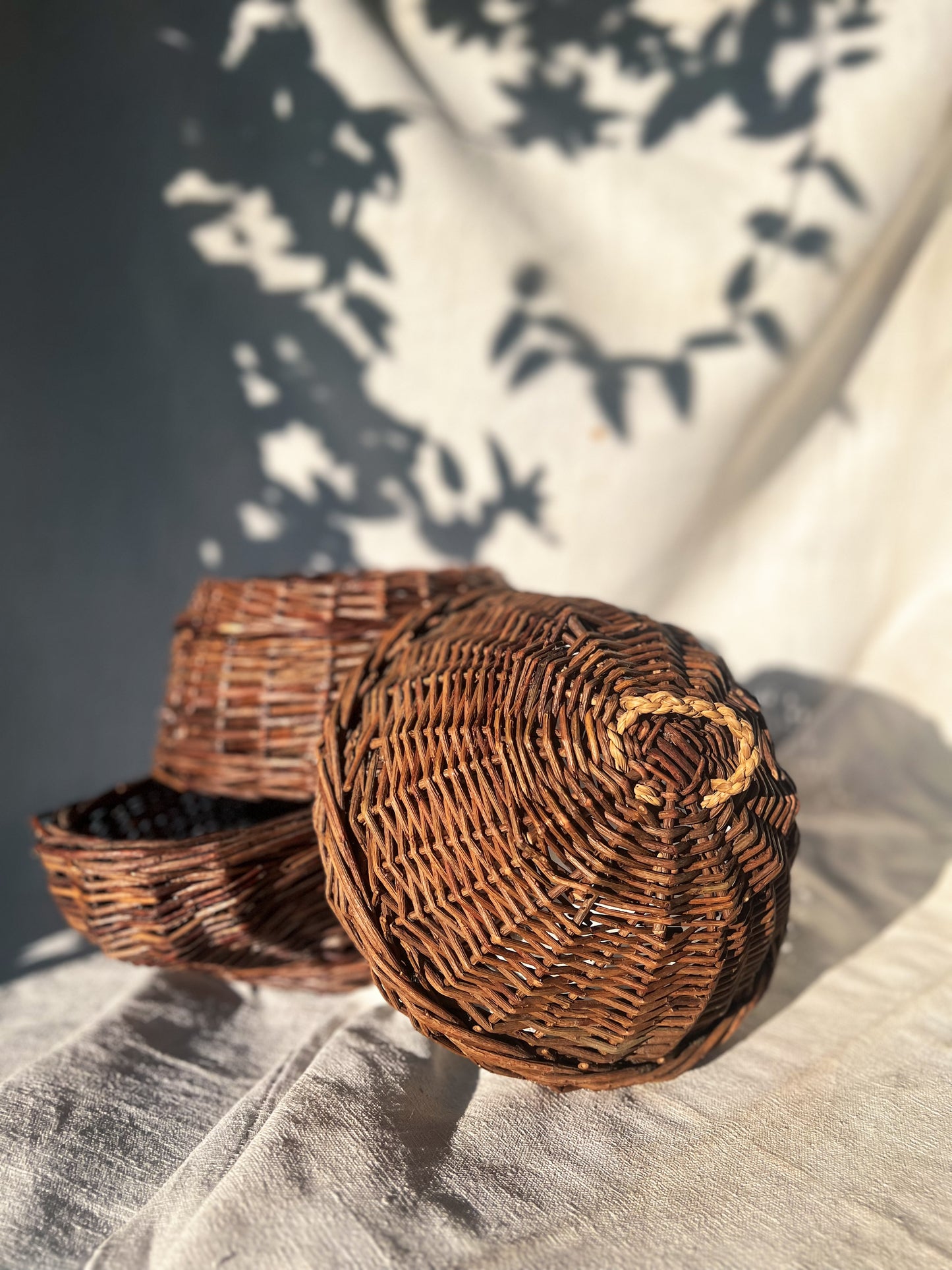 French Potato Basket with Lid