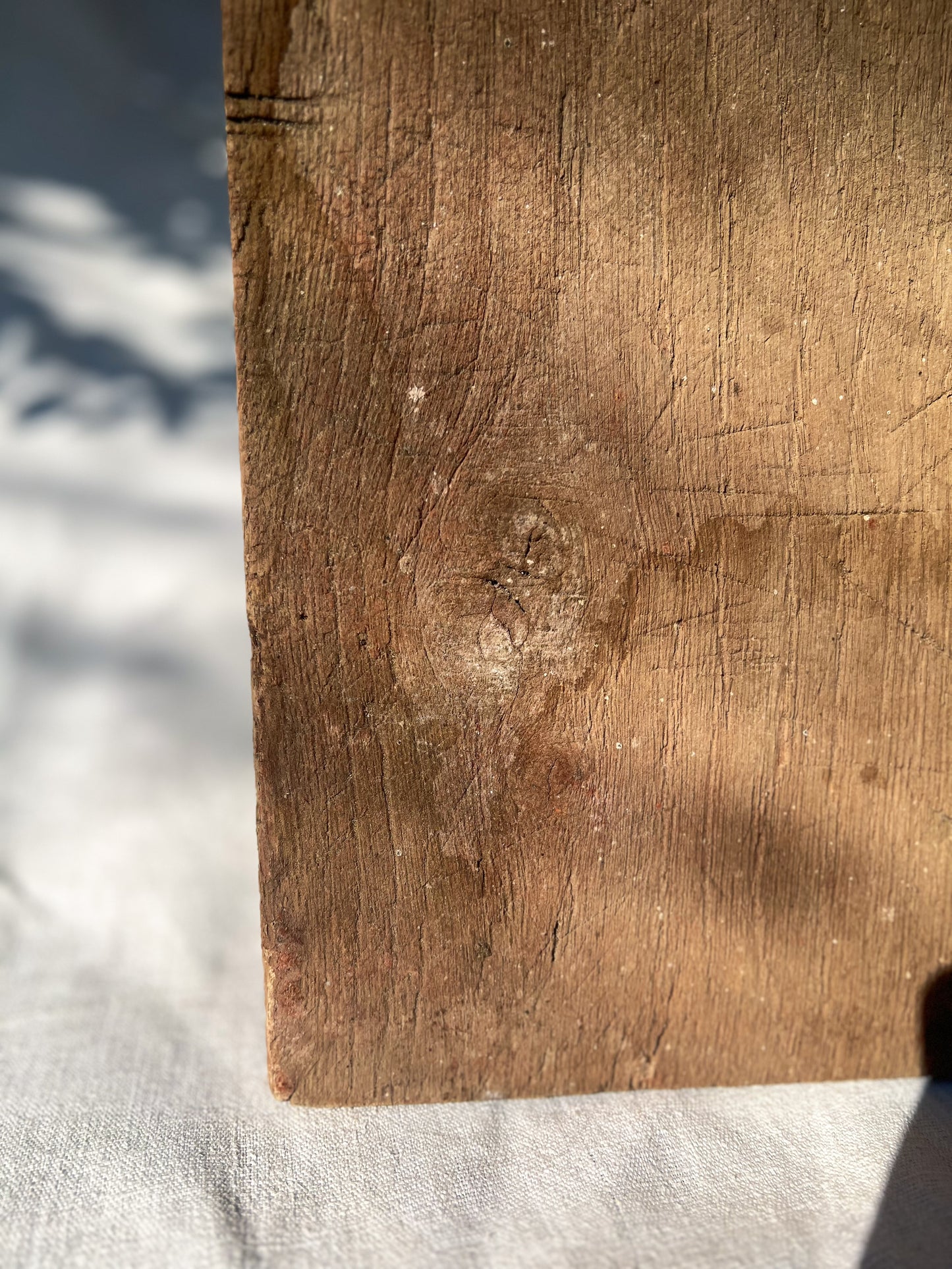 Worn Wooden French Bread Board