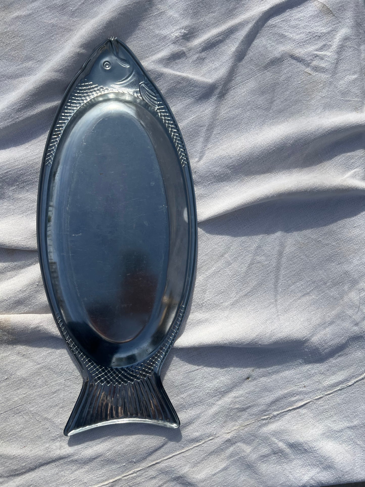 Stainless Steel Fish Serving Plate