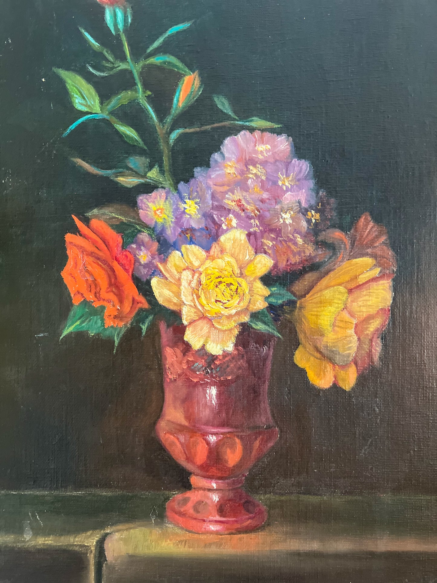 French Floral Still Life Painting