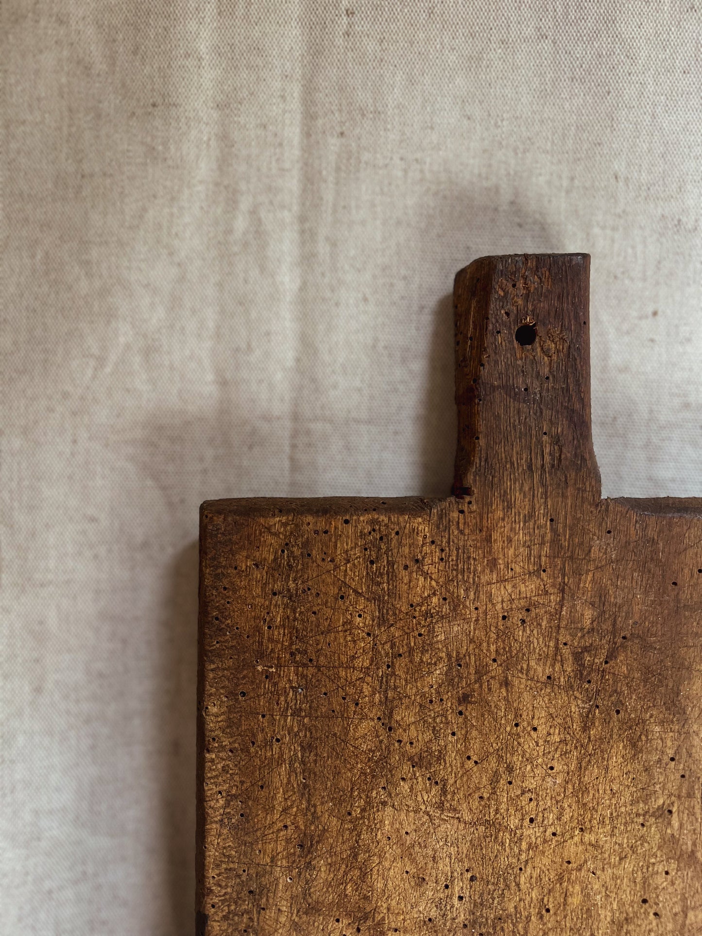 Antique French Wooden Cutting Board