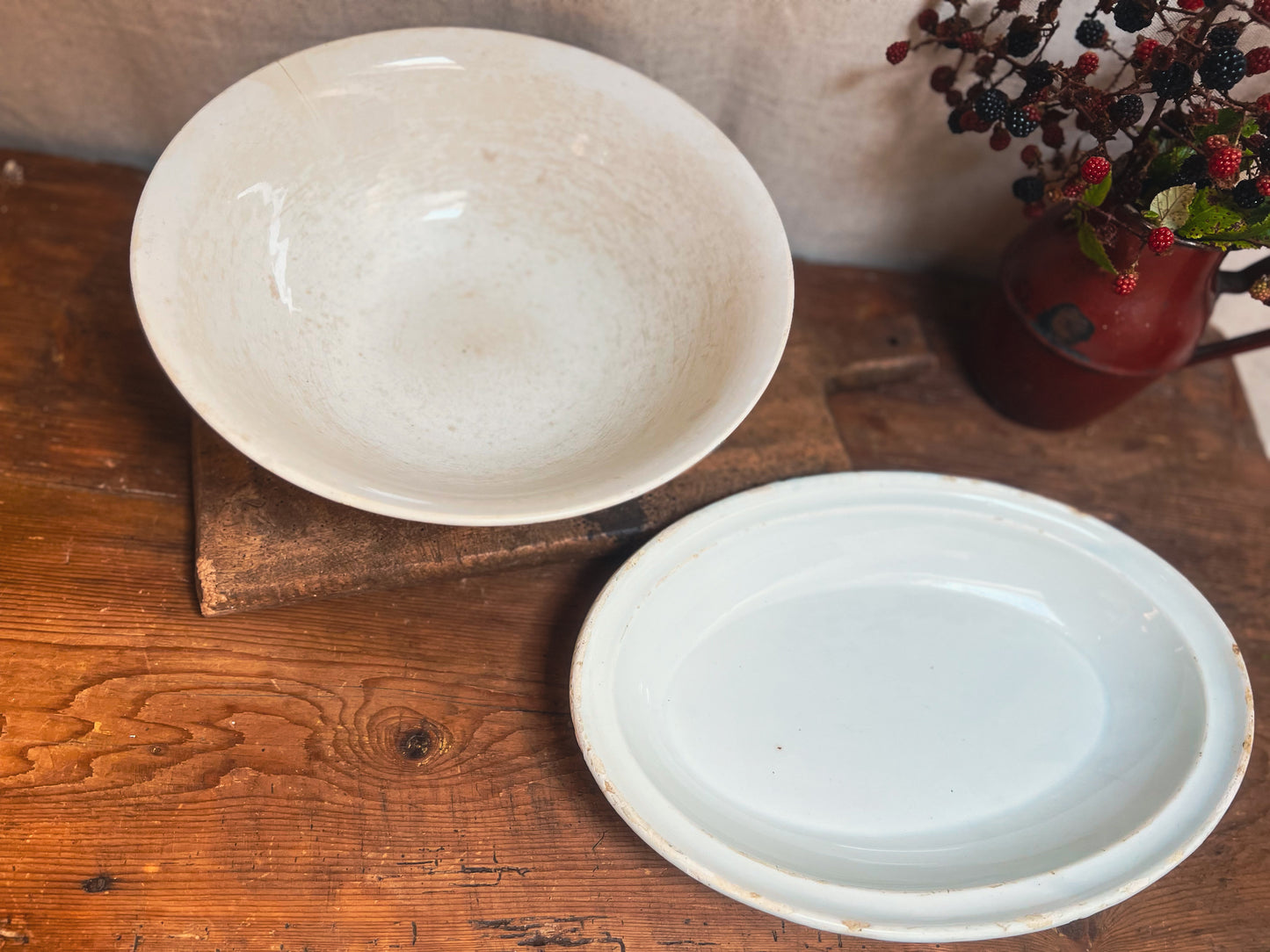 Vintage French Serving Set – Sarreguemines & Digoin Faïence