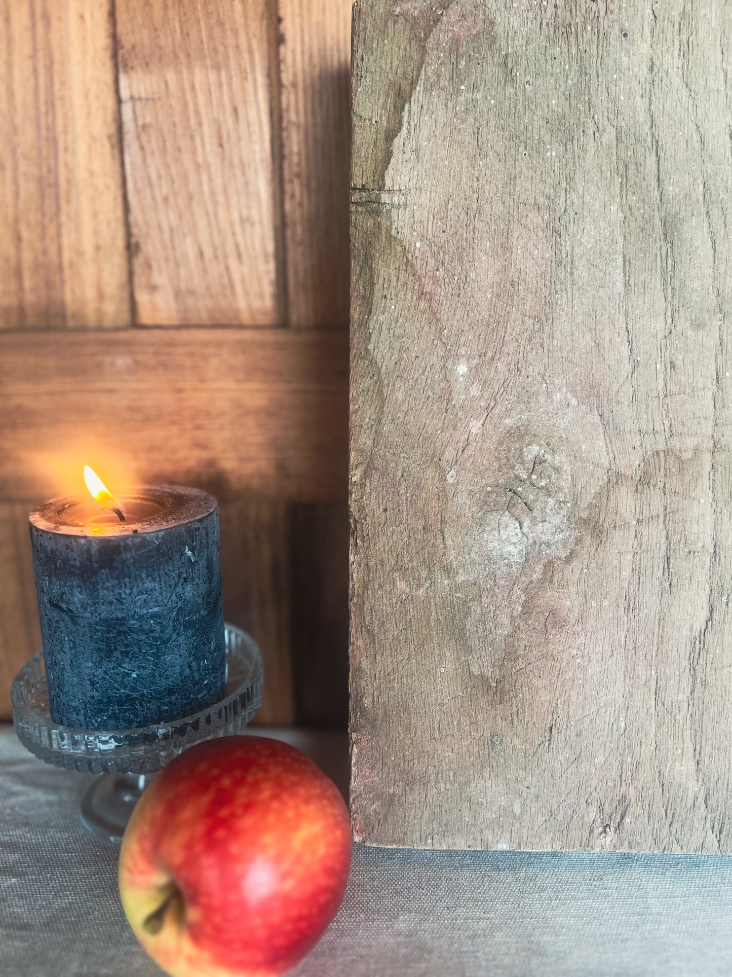 Worn Wooden French Bread Board