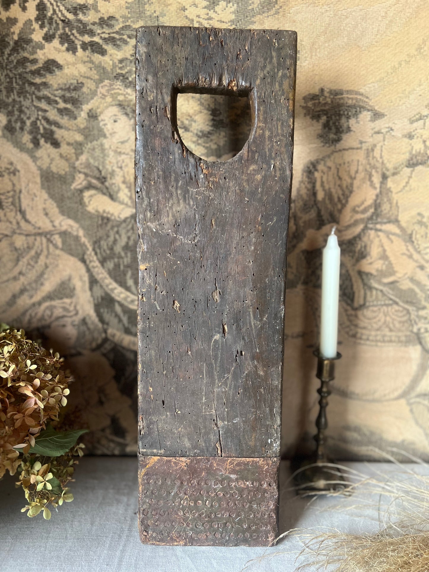 Antique French Flax Comb