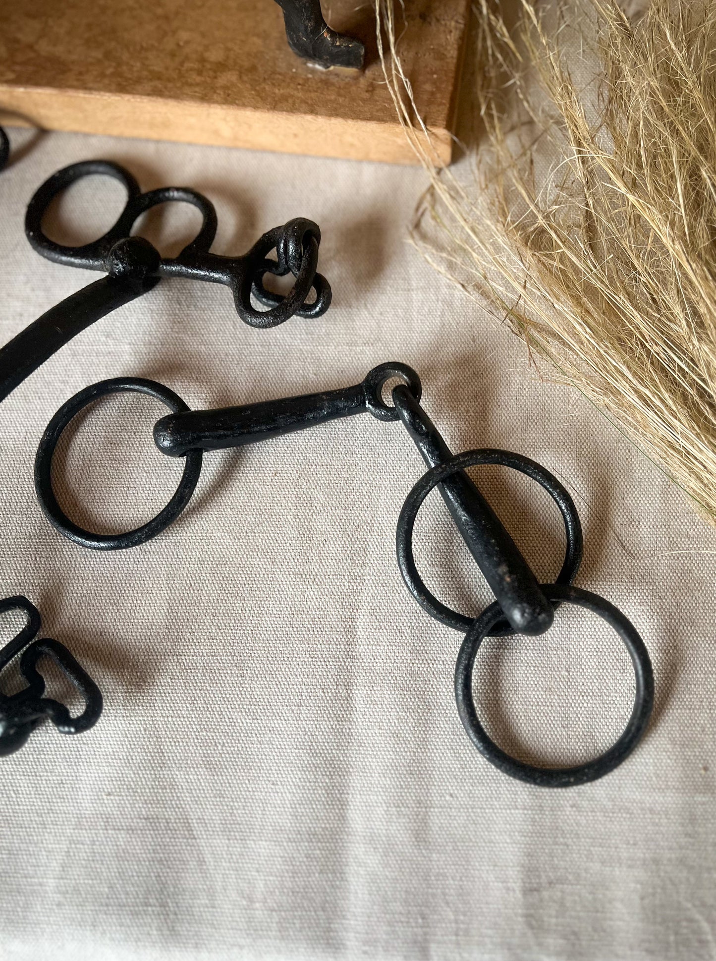 French Forged Iron Equestrian Gear