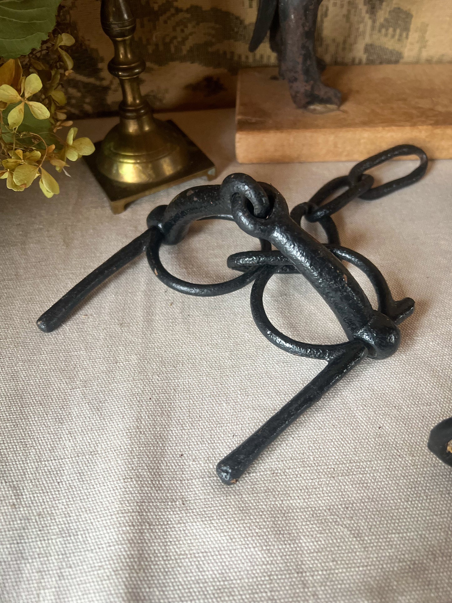 French Forged Iron Equestrian Gear