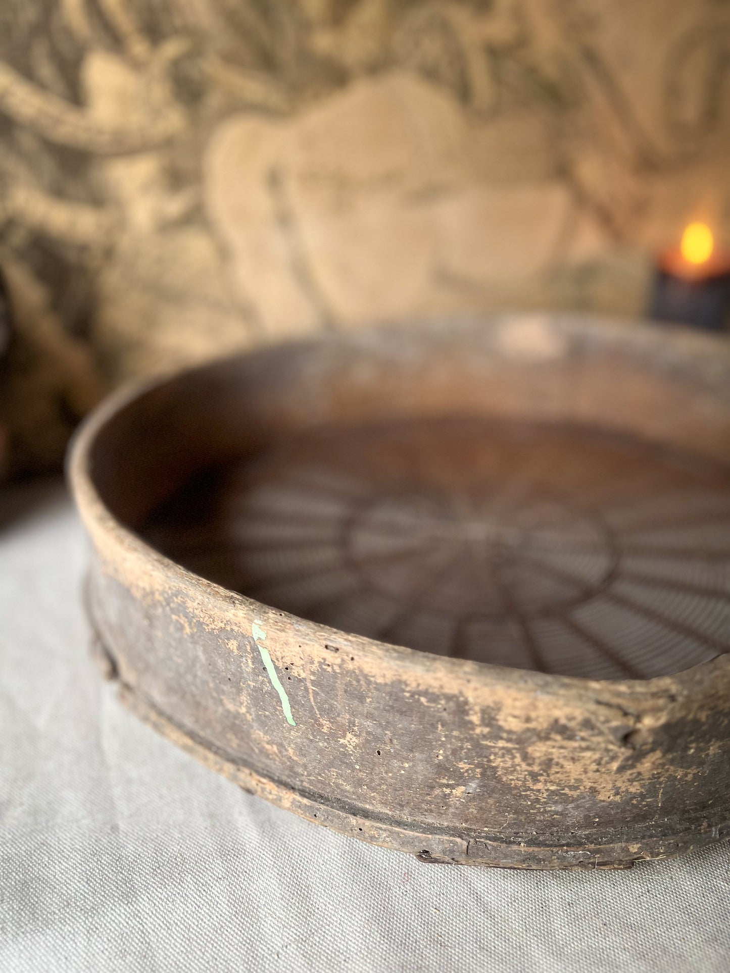 Antique French Tamis Sieve – Pau, France