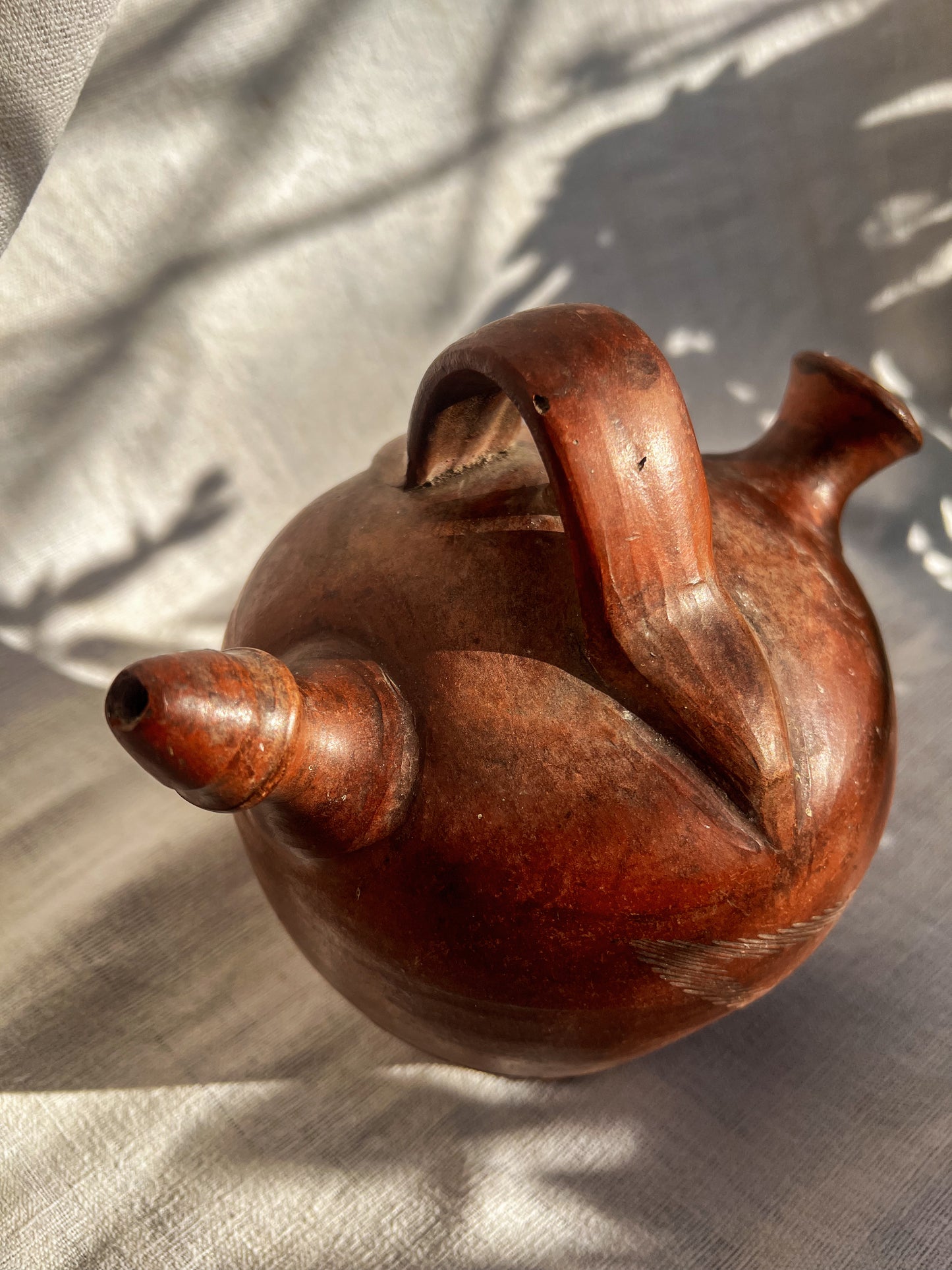 19th Century French Terracotta Vessel