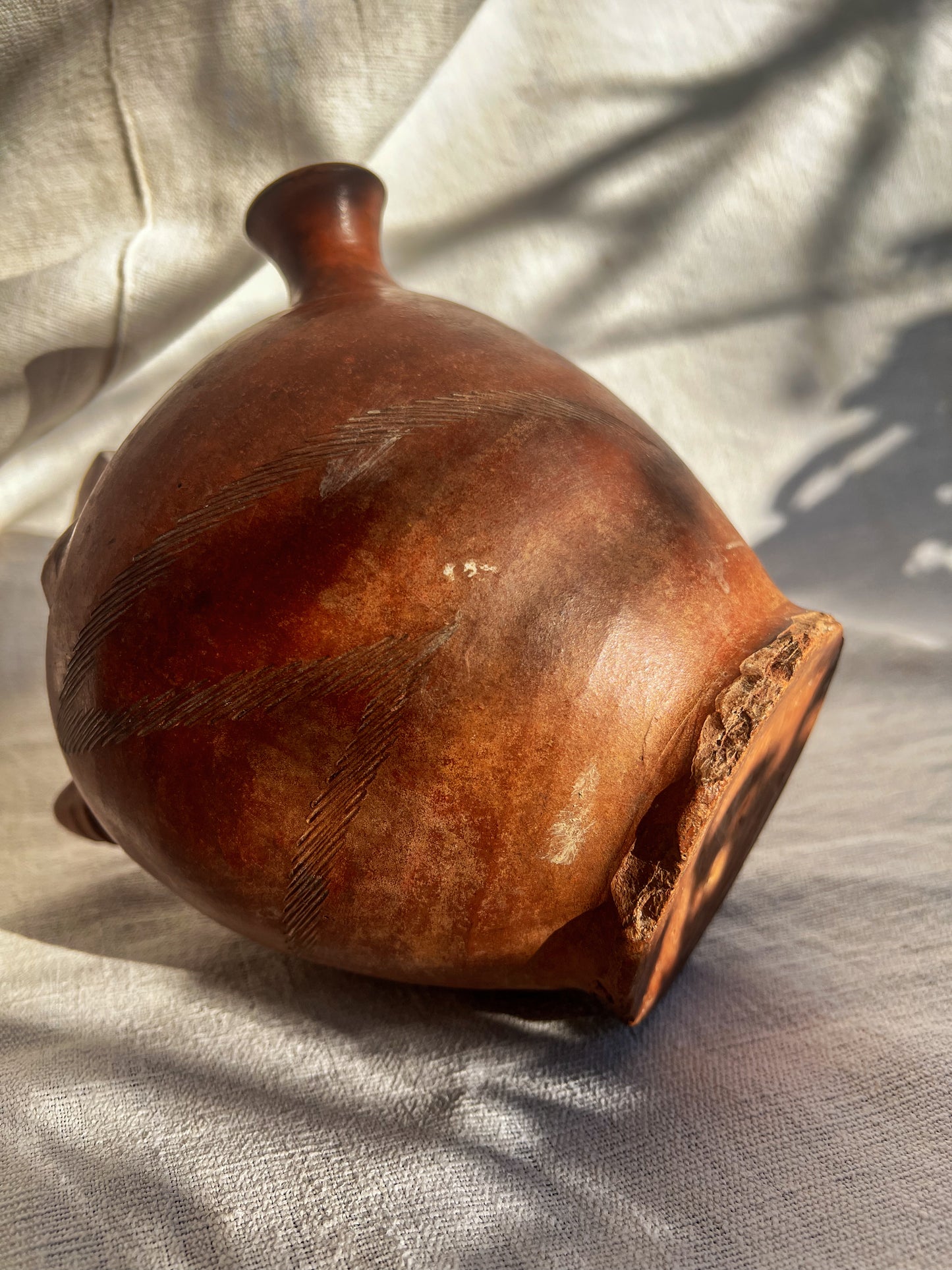 19th Century French Terracotta Vessel