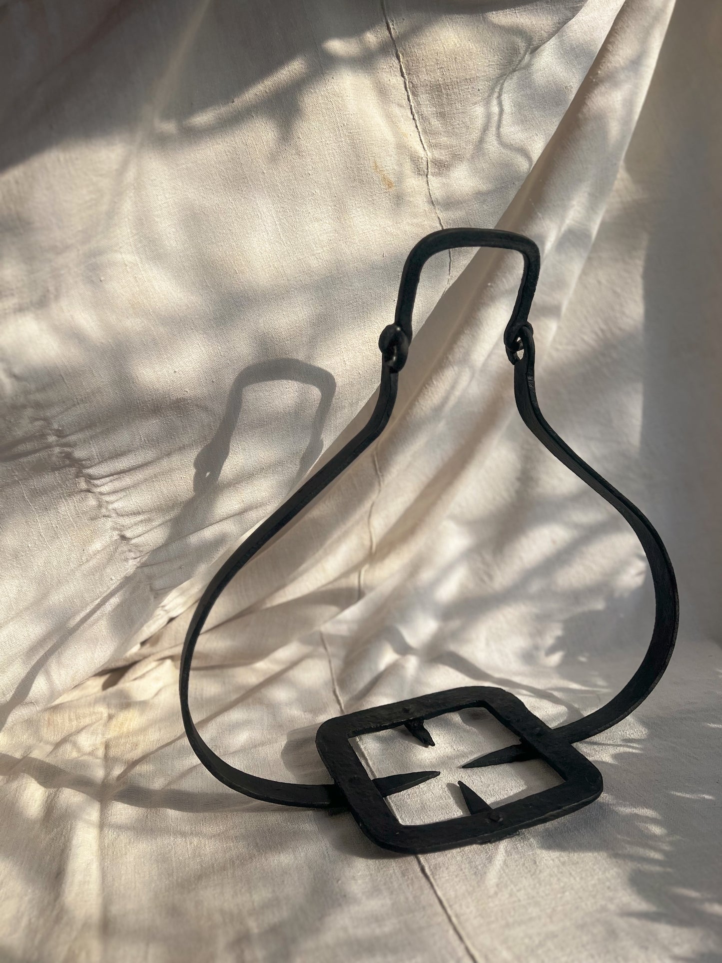 19th Century Hand-Forged Fireplace Stand