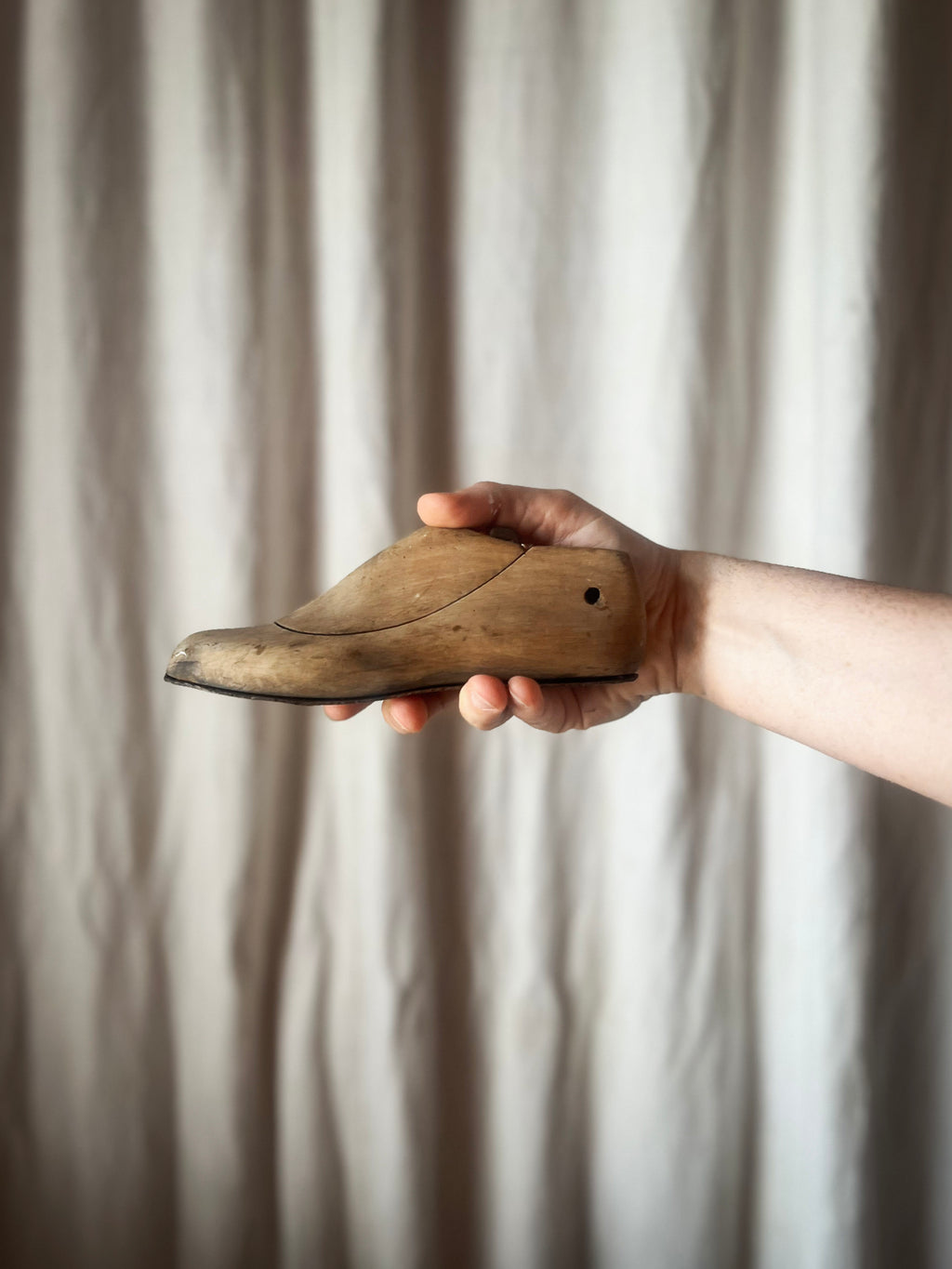Antique French Children’s Shoe Lasts — Pair, Cobbler’s Forms, Early 20th Century