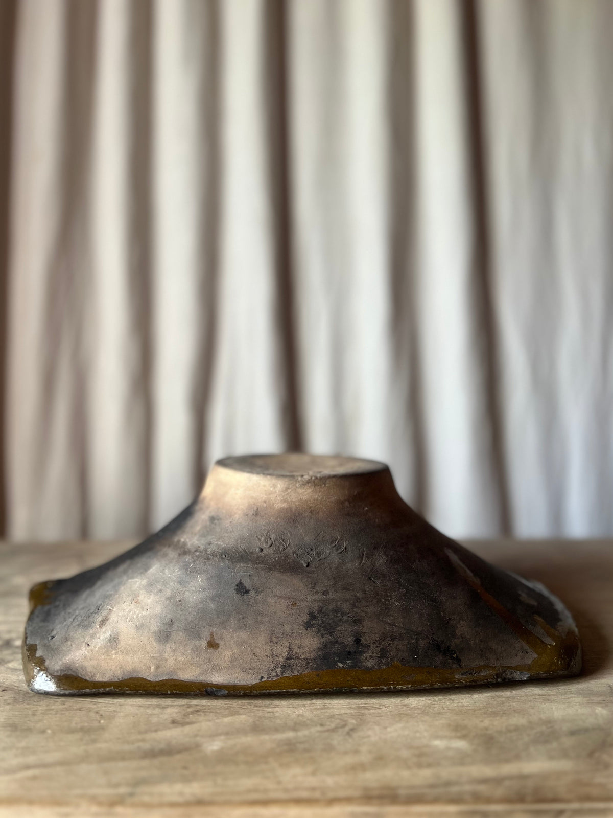 Glazed Terracotta Milk Bowl / Tian à Lait