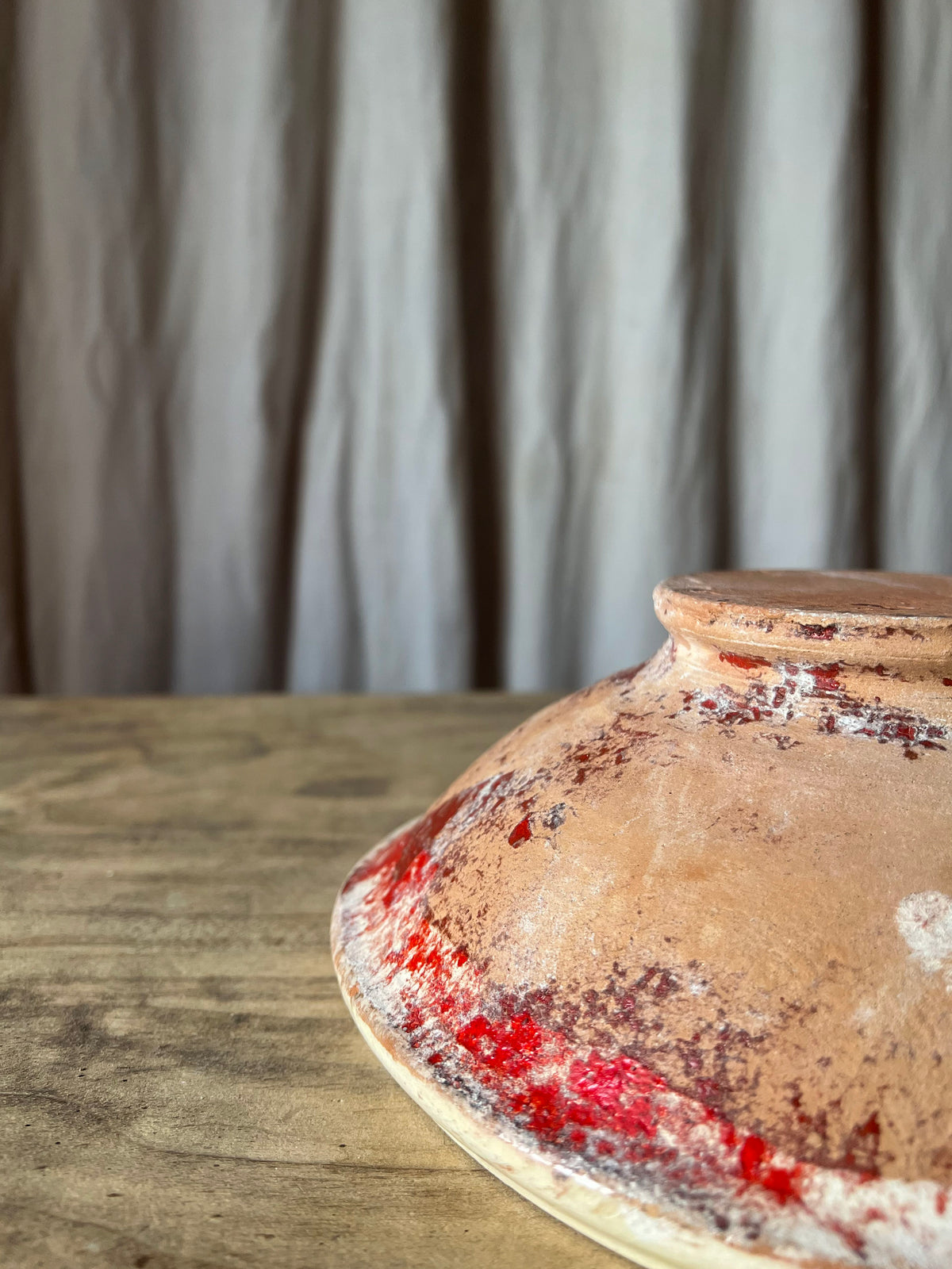 Provencal Glazed Earthenware Bowl / Tian