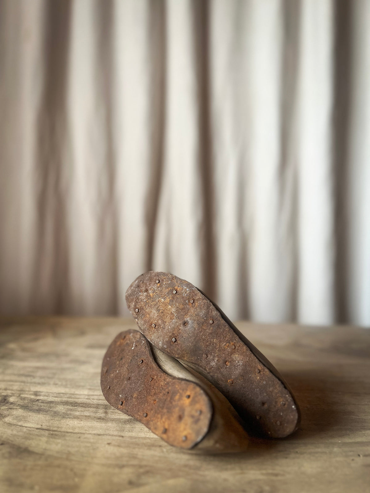 Antique French Children’s Shoe Lasts — Pair, Cobbler’s Forms, Early 20th Century