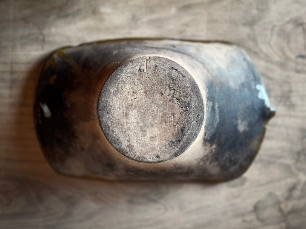 Glazed Terracotta Milk Bowl / Tian à Lait