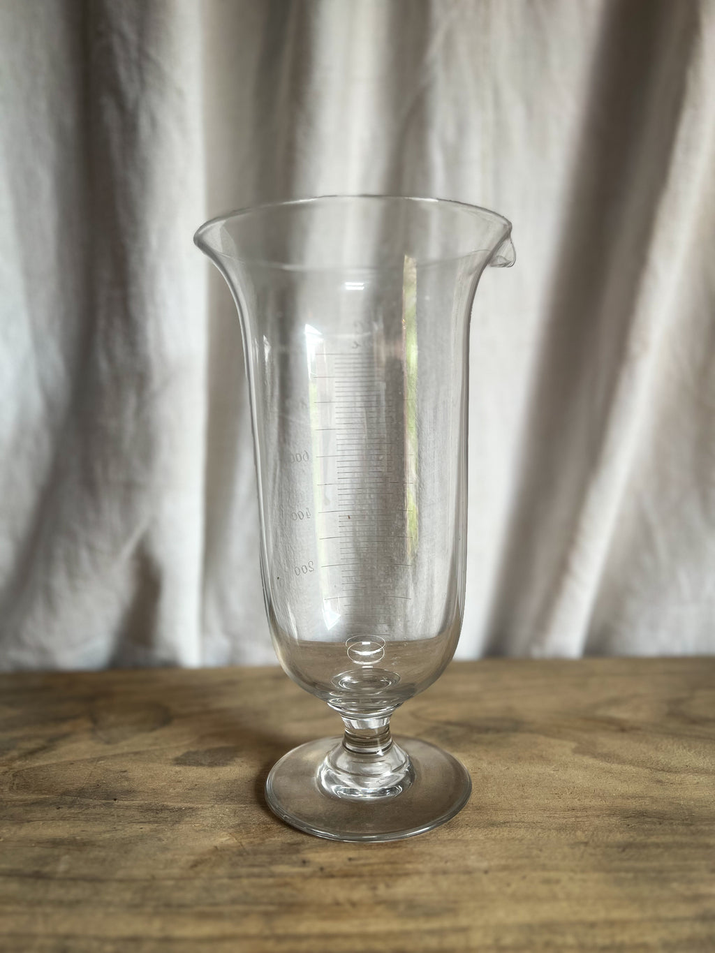 Apothecary Glass Measuring Vessel