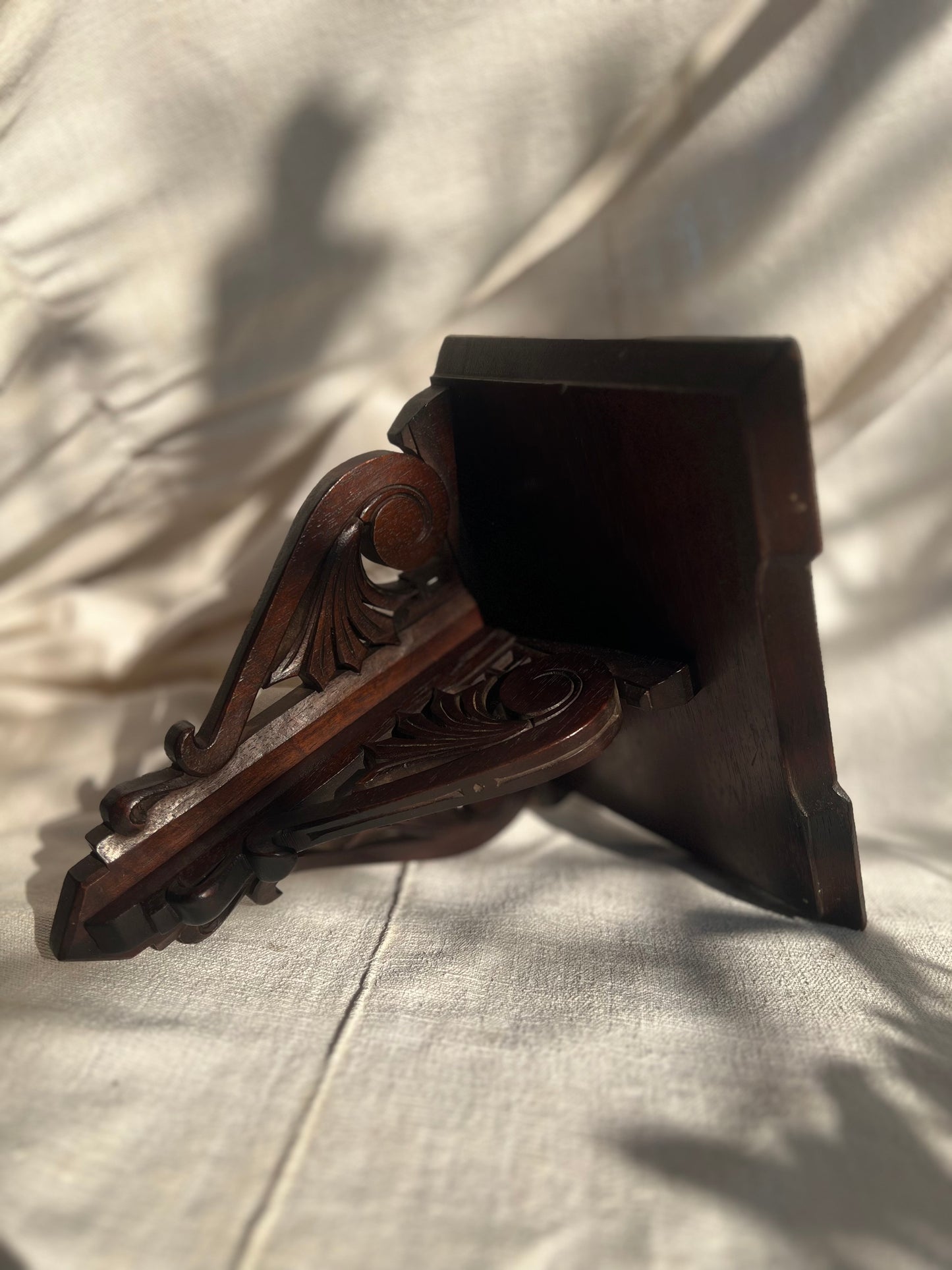 French Hand-Carved Wall Shelf