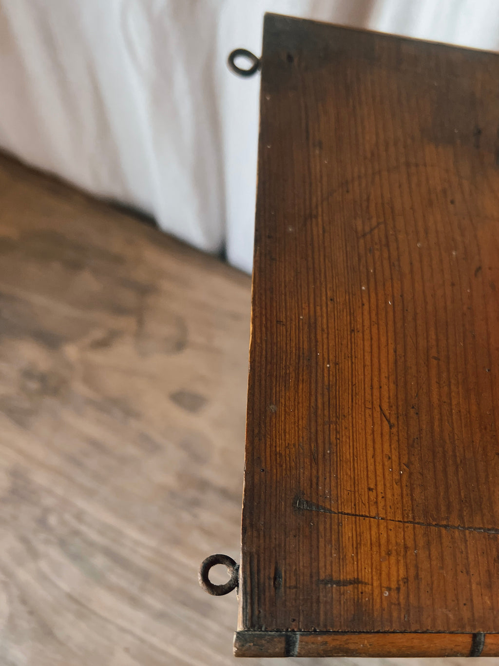 Faux-Bamboo Miniature Cabinet