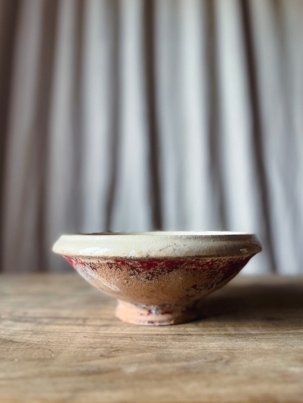 Provencal Glazed Earthenware Bowl / Tian