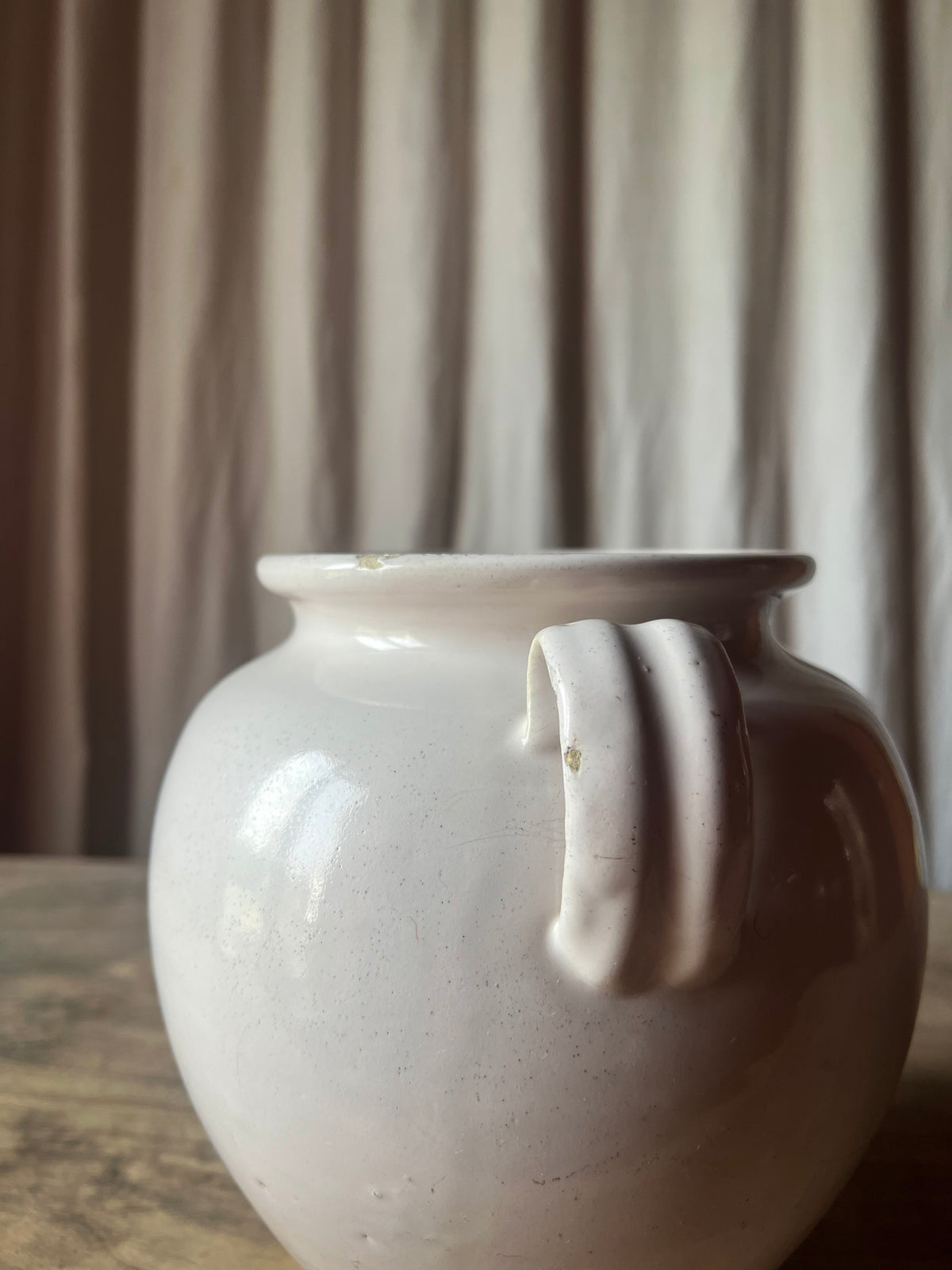 French White Confit Pot