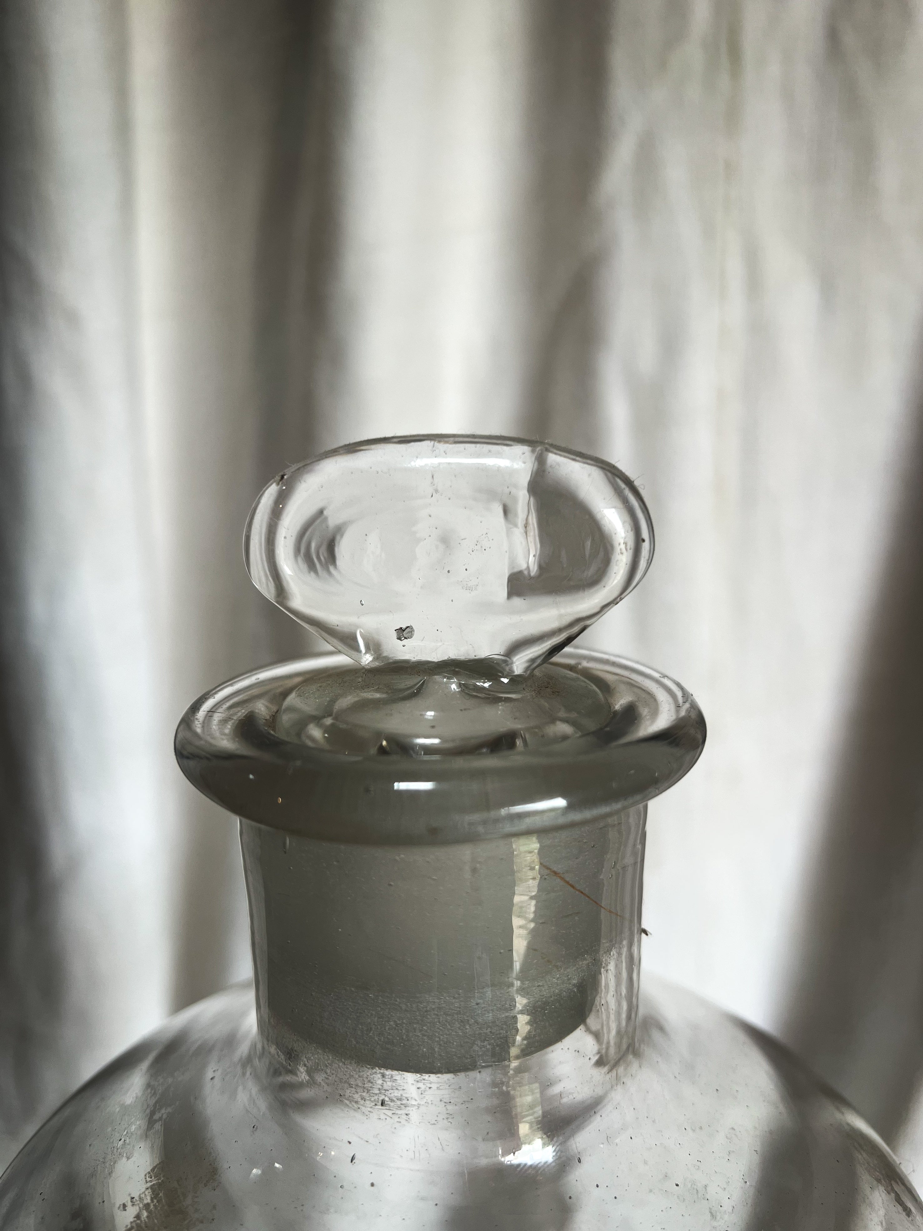 Handblown Glass Apothecary Jar