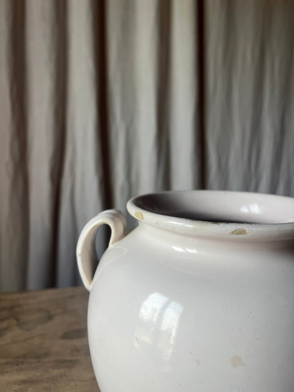 French White Confit Pot