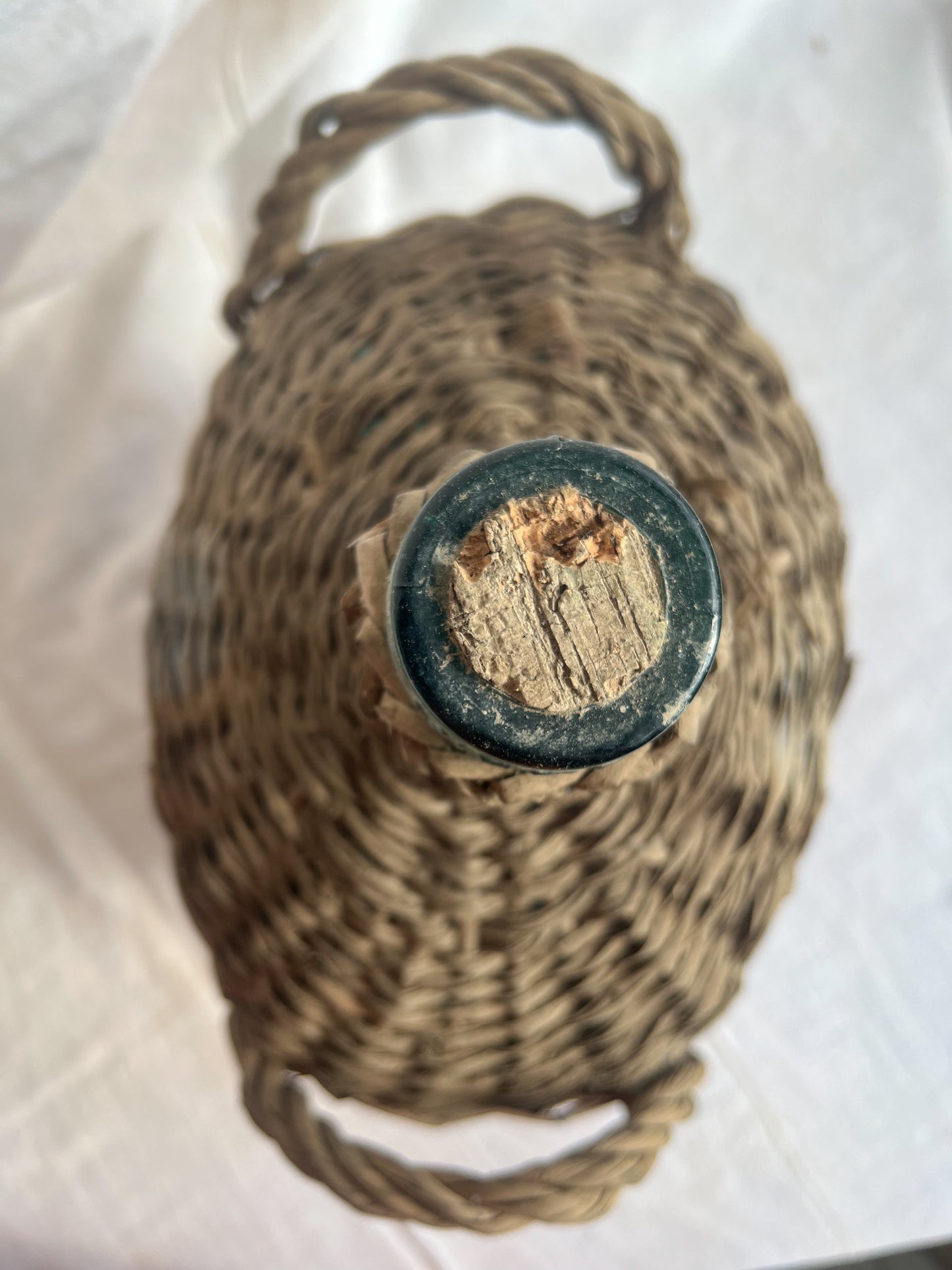 Spanish Wicker Demijohn Bottle