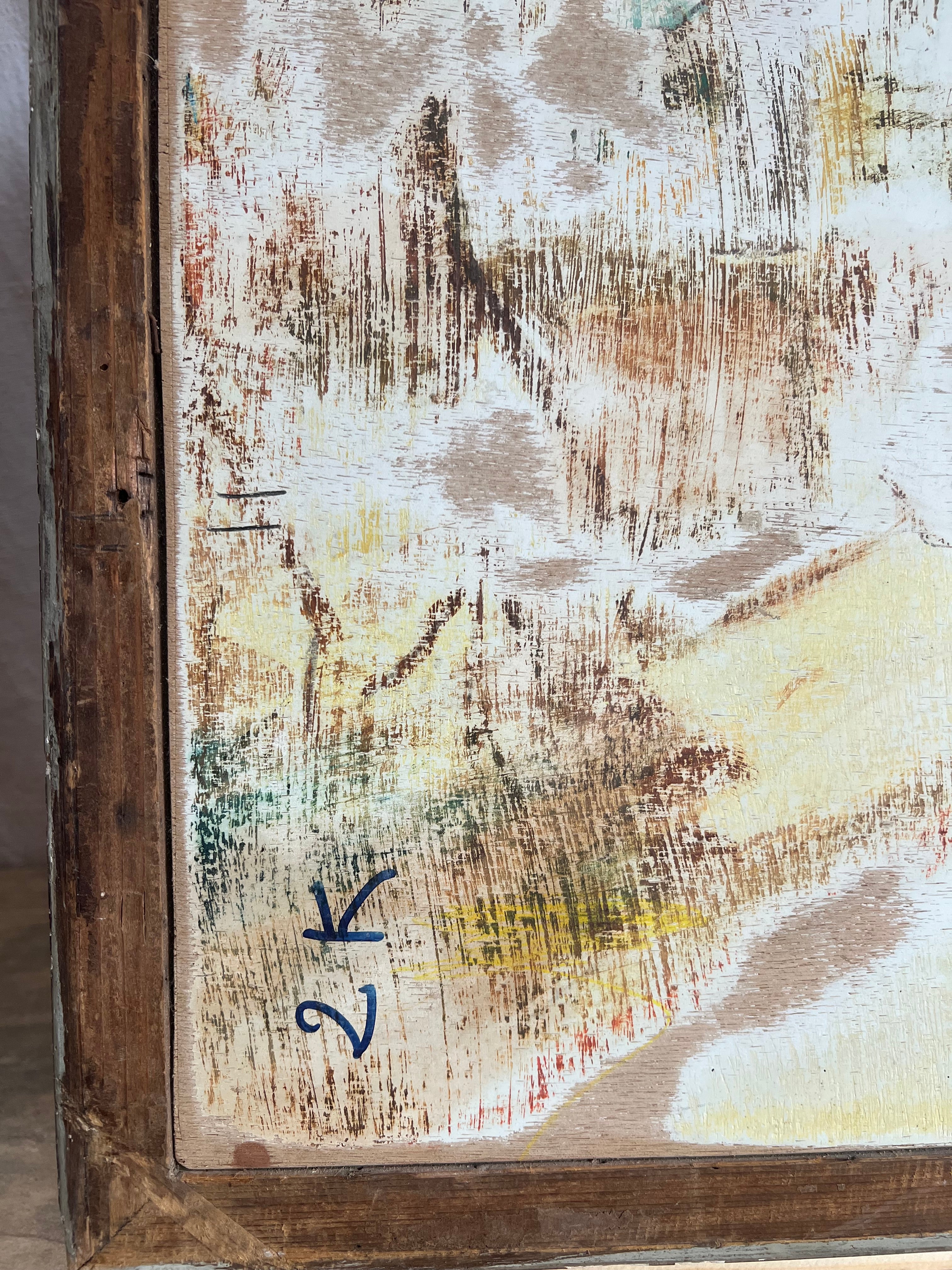 Yellow Roses in Vase  Painting on Board
