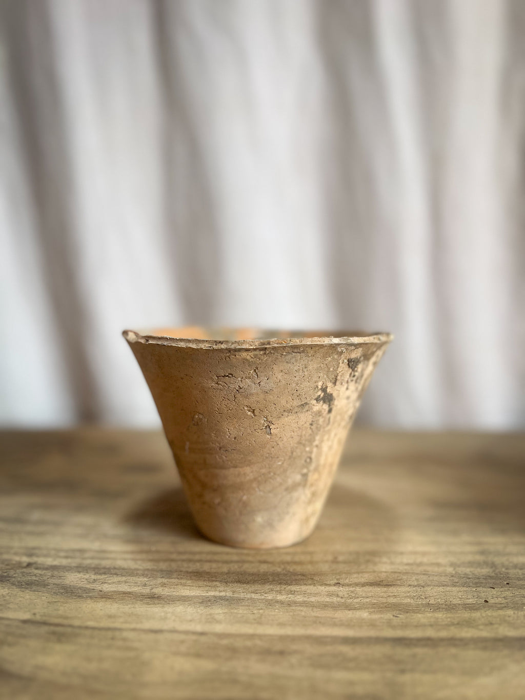 Set of 3 Terracotta French Sap Pots