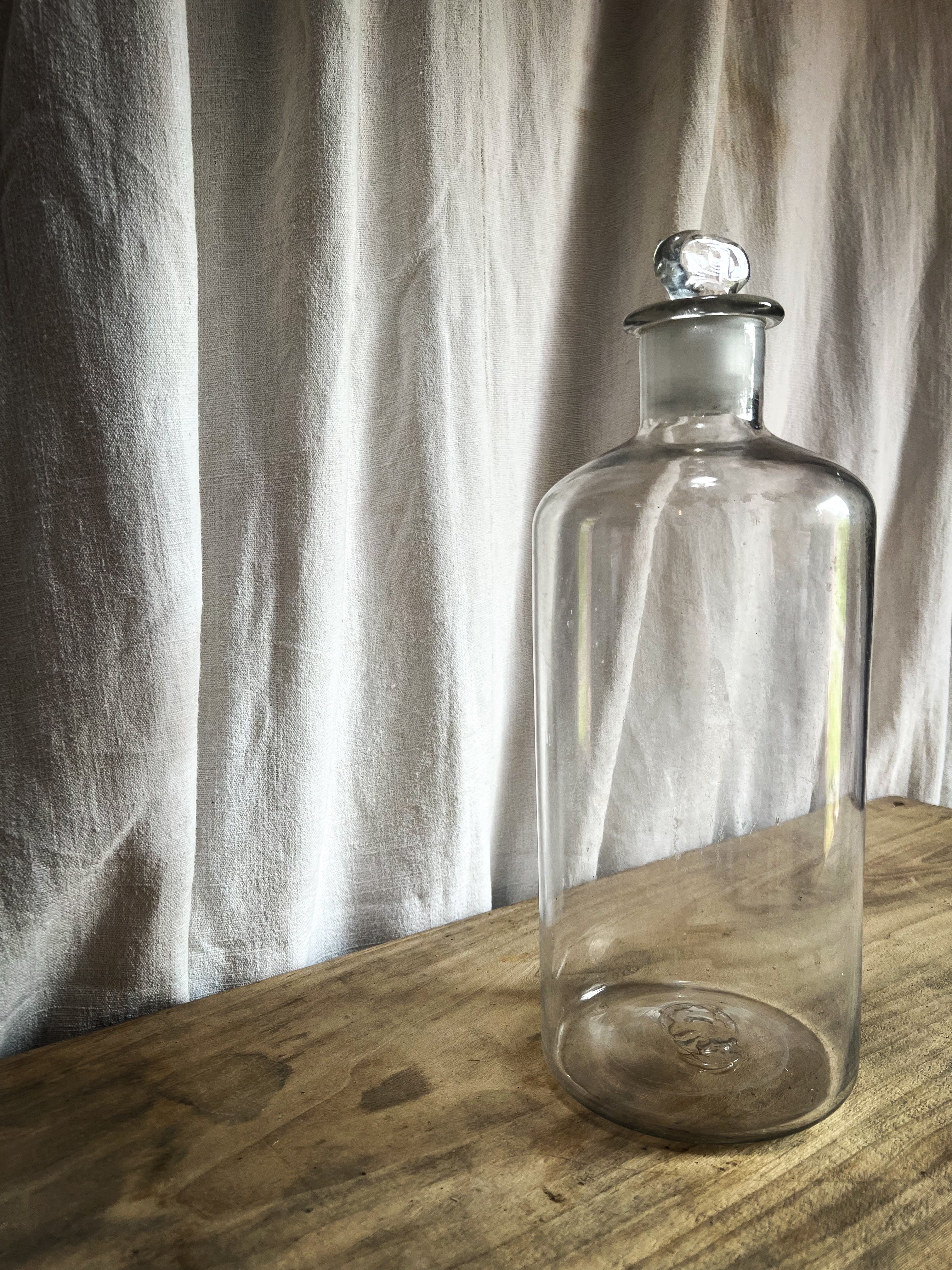 Handblown Glass Apothecary Jar