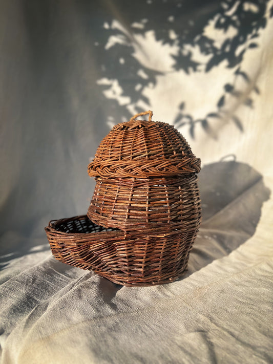 French Potato Basket with Lid