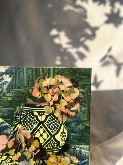 Pair of Vintage French Still Life Paintings — Signed Dumont