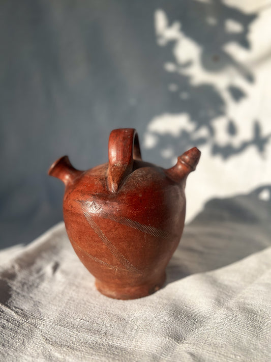 19th Century French Terracotta Vessel