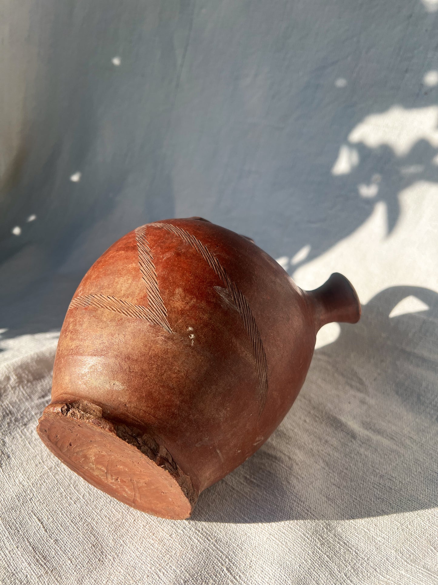 19th Century French Terracotta Vessel