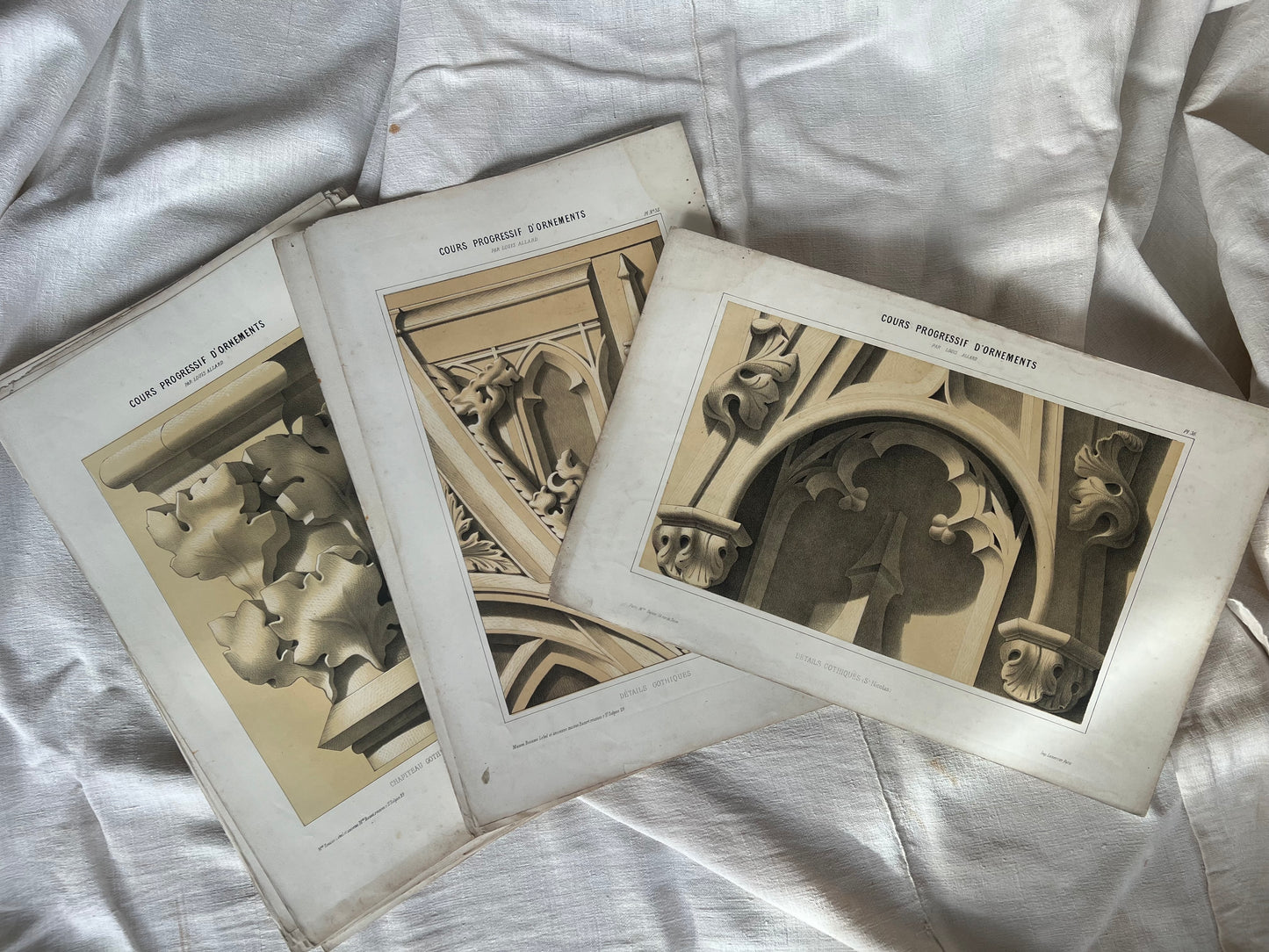 Set of 33 Antique Architectural Prints