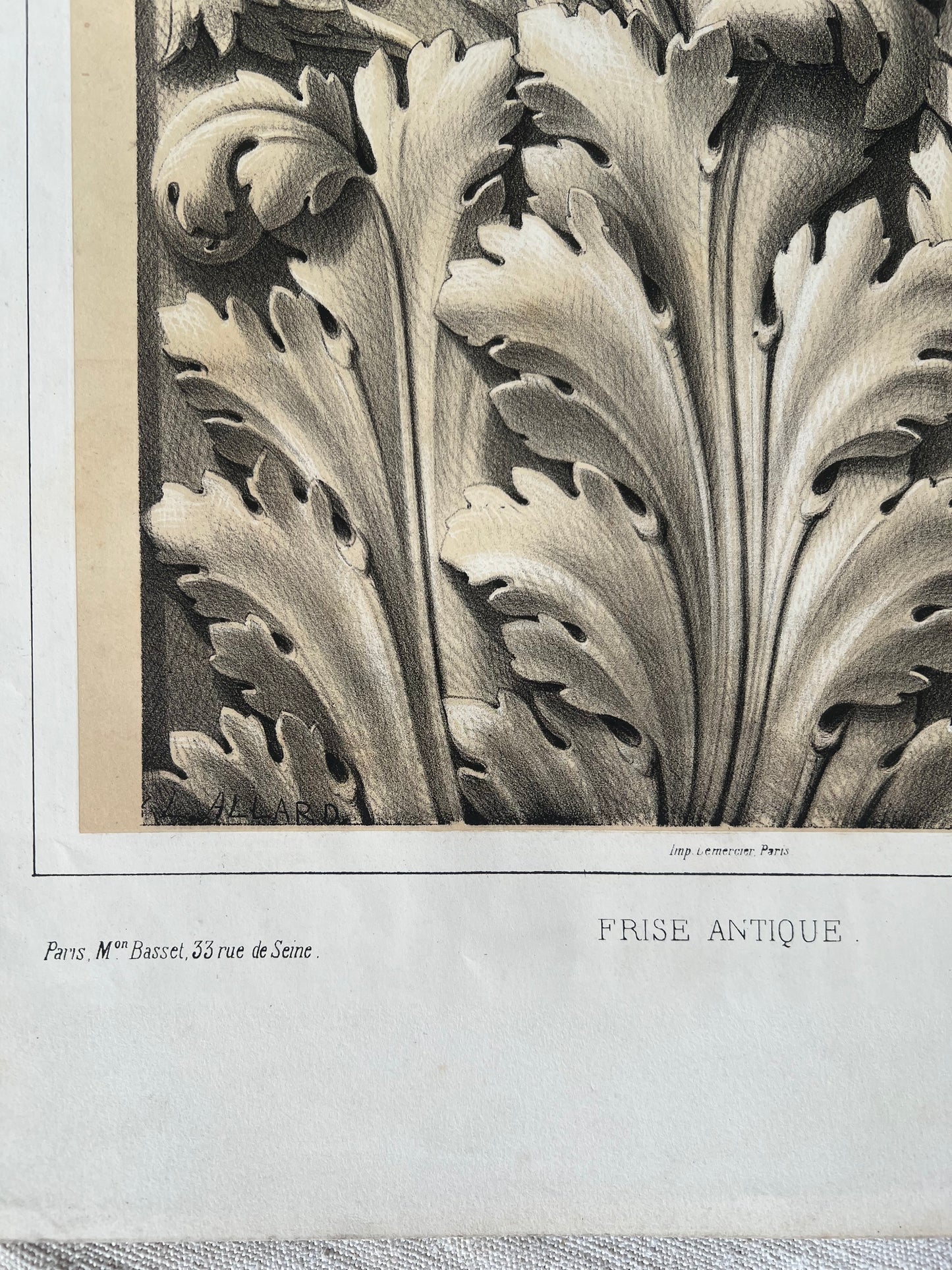 Set of 33 Antique Architectural Prints