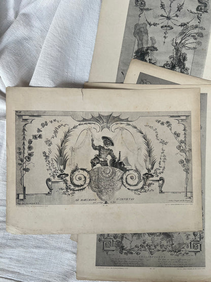 14 Rococo and Chinoiserie  18th-century Ornament Design Prints