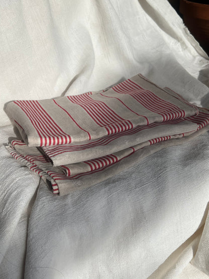 Set of Four Pin-stripe Linen Cloth