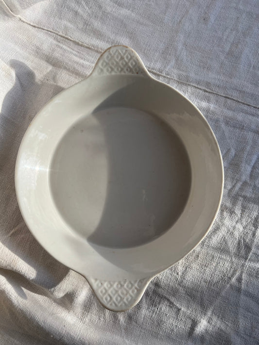 Waffle Handled Serving Dish
