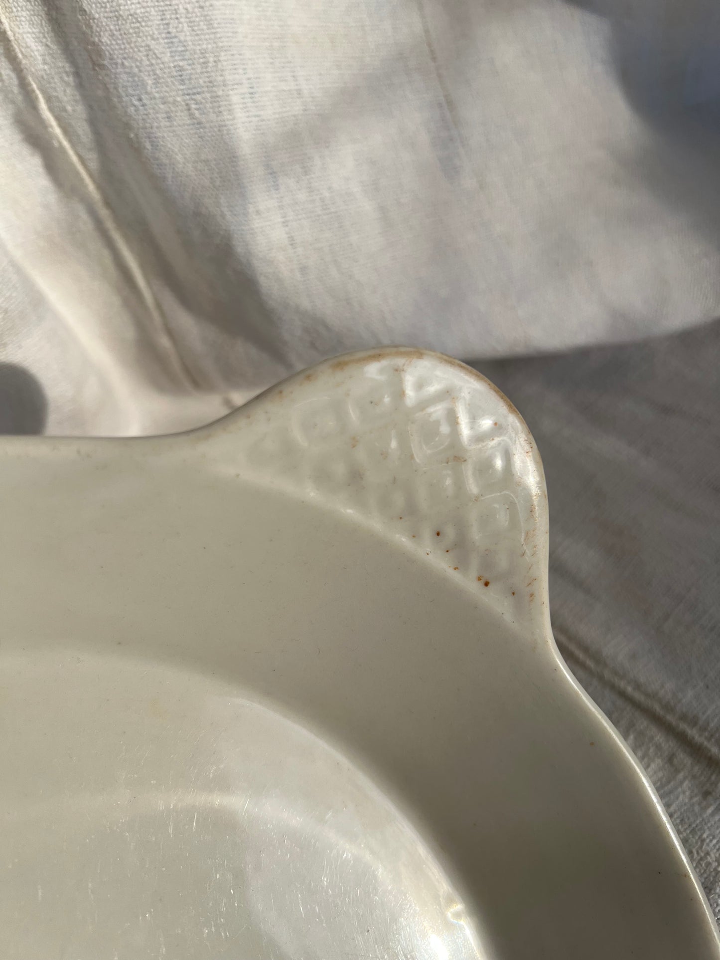 Waffle Handled Serving Dish