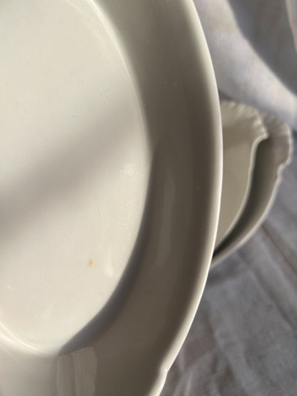 Apilco Porcelain Oval Au Gratin Baking Set