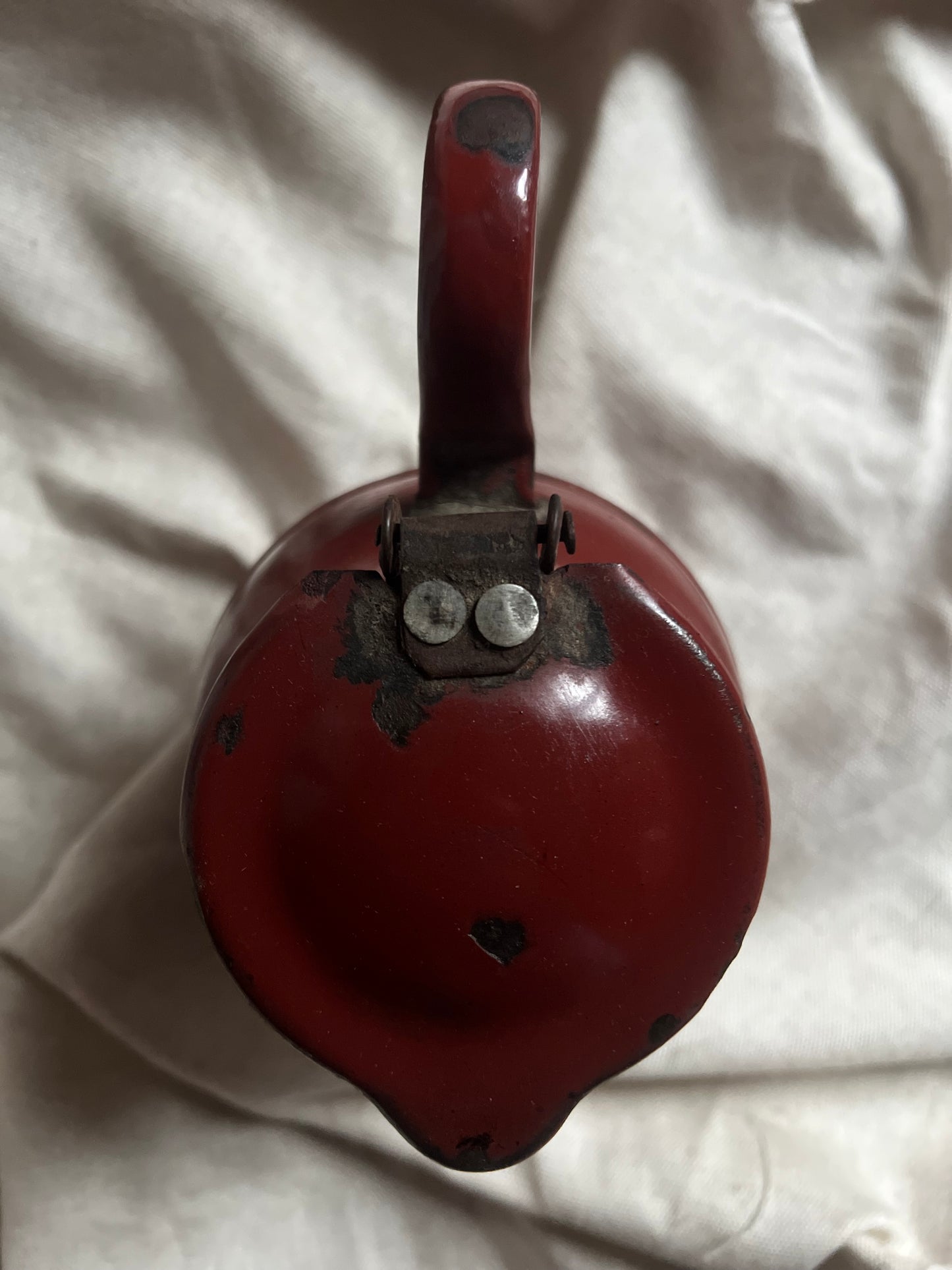 Red Metal Pitcher