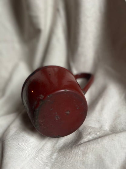 Red Metal Pitcher