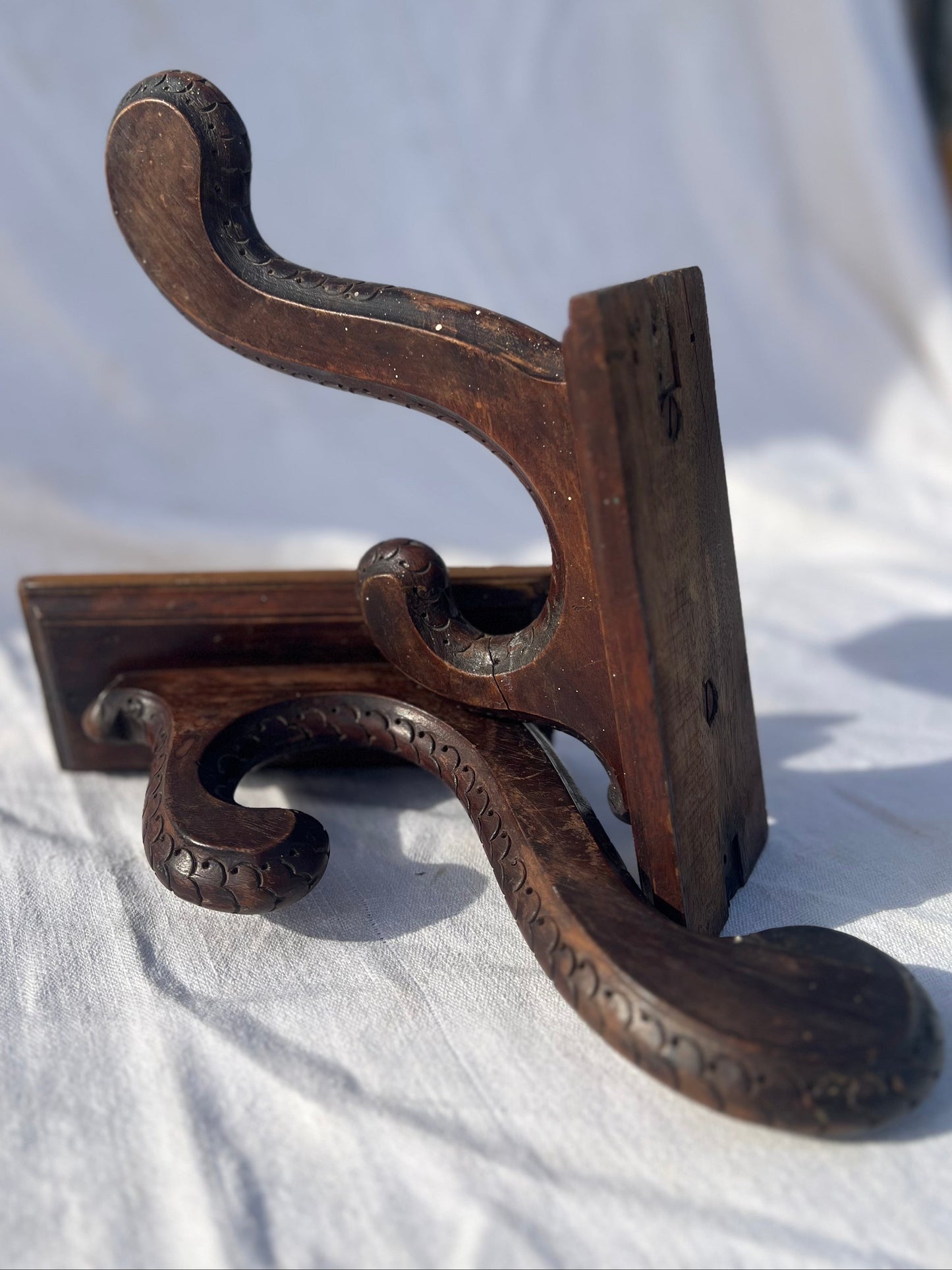 Hand Carved Wooden Coat Hooks