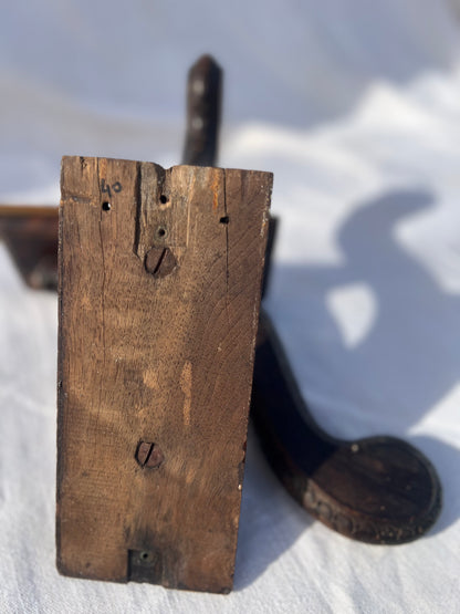 Hand Carved Wooden Coat Hooks