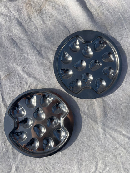 Escargot Steel Serving Trays