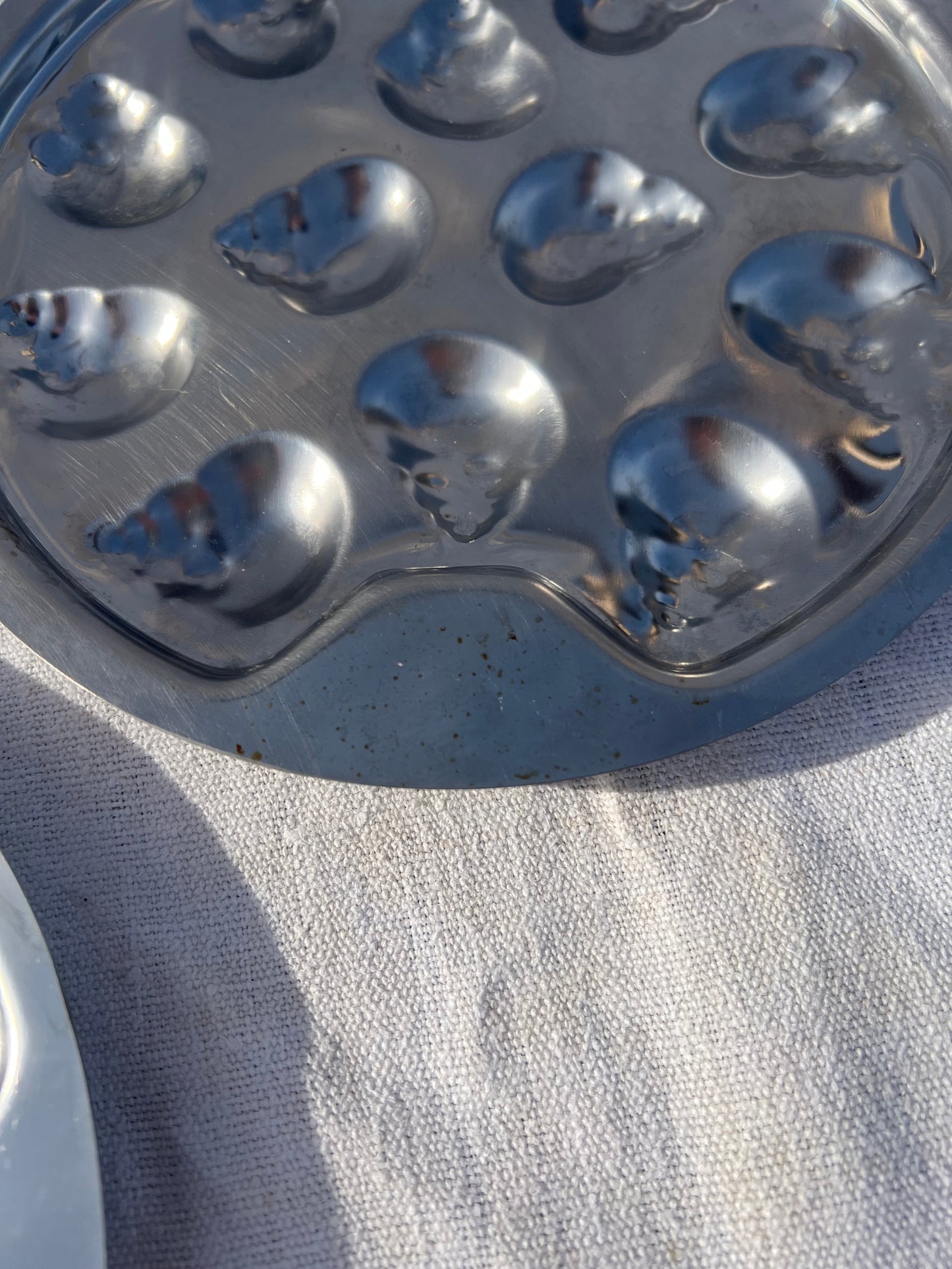 Escargot Steel Serving Trays