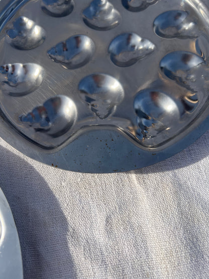 Escargot Steel Serving Trays